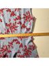 Lands' End Floral Blue Red Casual Dress Size 10 - photo 5