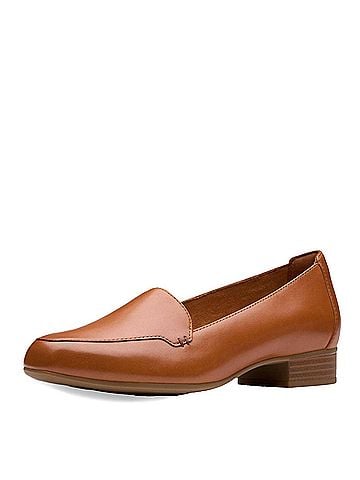 Clarks Women's Krystine Lily Loafer in Tan Leather (view 2)
