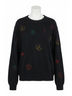 Chaser Black Allover Icons Pullover in Black Size M - photo 1