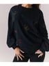 Chaser Black Allover Icons Pullover in Black Size M - photo 2