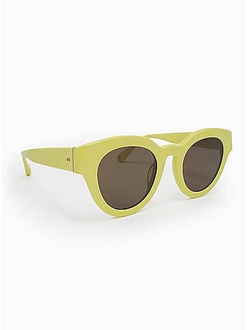 APERCU Women's Le Rond Sunglasses in Citron (view 1)