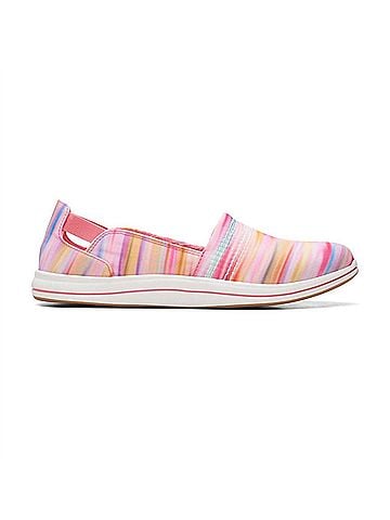 Clarks Women's Breeze Step Ii Slip On Shoes in Multicolour (view 1)