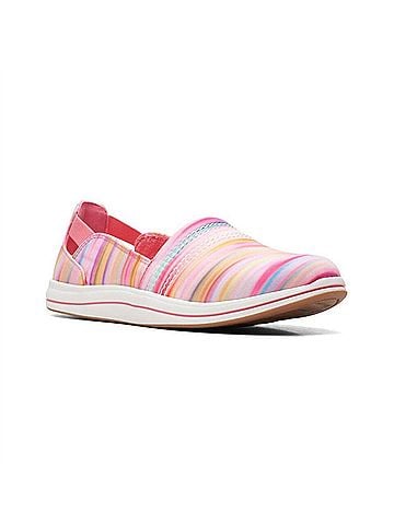 Clarks Women's Breeze Step Ii Slip On Shoes in Multicolour (view 2)
