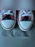 Converse Graphic Red White Blue Sneakers Size 10 - photo 7