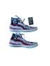 Converse Graphic Red White Blue Sneakers Size 10 - photo 1