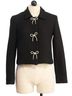 Drew Solid Black Chris Tweed Jacket in Black Size XS - photo 1