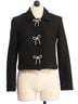 Drew Solid Black Chris Tweed Jacket in Black Size M - photo 1