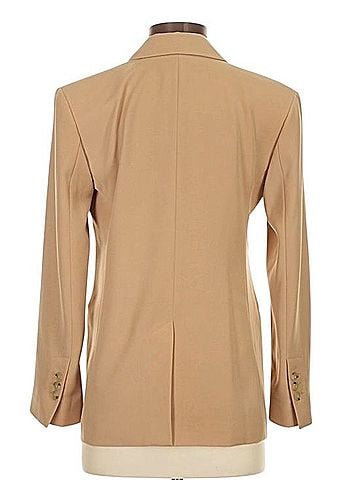 Vince. Double-Breasted Camel Blazer Jacket (view 2)