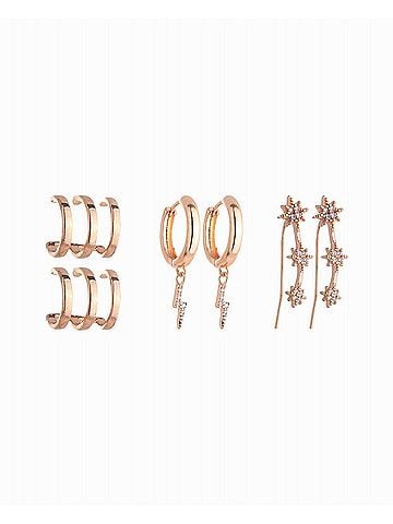Nicole Miller Women's Motif Trio Earring Set (view 1)
