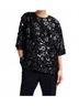 Essentiel Antwerp Black Isparkle Sequin Top in Black Size XS - photo 2