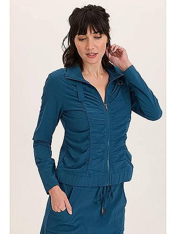 XCVI Momentum Sweat-Resistant Jacket in Caspian (view 2)