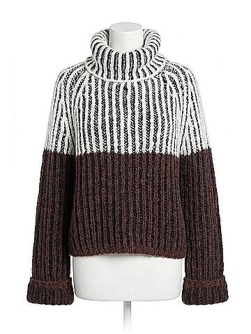Love Token Daytona Turtleneck Sweater in Brown Multi (view 1)