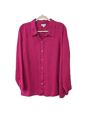 J.Jill Love Linen Long Sleeve Button-Down Shirt (view 1)