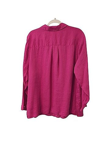 J.Jill Love Linen Long Sleeve Button-Down Shirt (view 2)