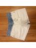 Zara White Blue Denim Shorts Size 36 waist - photo 4