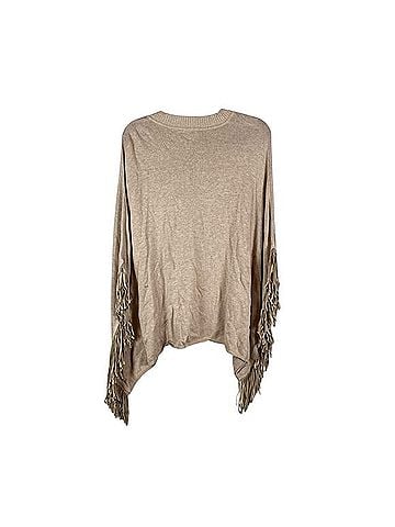 Ecru Poncho (view 2)