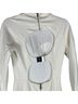 Jovani White Ivory Jumpsuit Size 4 - photo 10