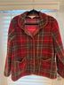 Orvis 70% Polyester 30% Acrylic 100% Polyester Plaid Red Green Jacket Size L - photo 3