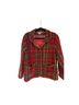 Orvis 70% Polyester 30% Acrylic 100% Polyester Plaid Red Green Jacket Size L - photo 1