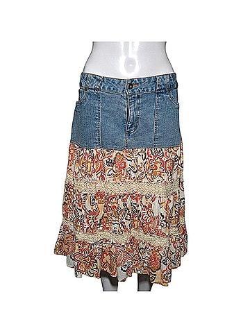 Quizz Denim Skirt (view 1)