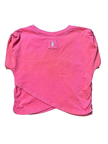 Free People Hot Shot Crossover Tee Short Sleeve Top (view 2)