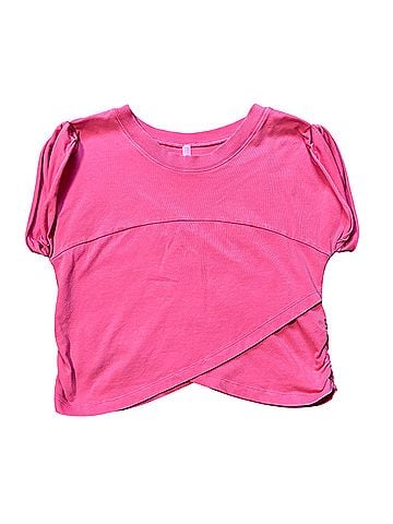 Free People Hot Shot Crossover Tee Short Sleeve Top (view 1)
