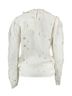 Ulla Johnson 100% Cotton Floral White Ivory Long Sleeve Blouse Size 10 - photo 2