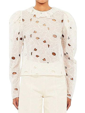 Ulla Johnson Enid Long Sleeve Blouse (view 1)