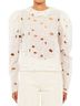 Ulla Johnson 100% Cotton Floral White Ivory Long Sleeve Blouse Size 10 - photo 1