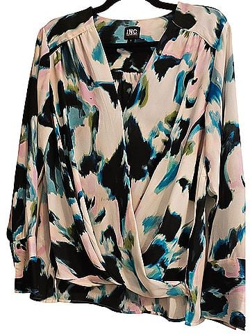 INC International Concepts Long Sleeve Blouse (view 1)