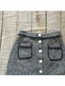 Zara Basic White Blue Casual Skirt Size M - photo 4