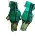 Inc. 100% Plastic Green Heels Size 8 - photo 2