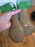 Inc. 100% Plastic Green Heels Size 8 - photo 3