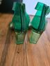 Inc. 100% Plastic Green Heels Size 8 - photo 4