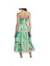 PatBO 100% Polyester 5% Elastane 95% Polyester Floral Blue Green Cocktail Dress Size 4 - photo 3
