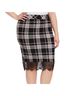 Torrid Plaid Black Pink Casual Skirt Size 2X - photo 4