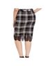 Torrid Plaid Black Pink Casual Skirt Size 2X - photo 5