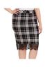 Torrid Plaid Black Pink Casual Skirt Size 2X - photo 1