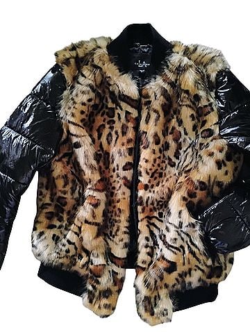LA Conduct Faux Fur Jacket (view 1)
