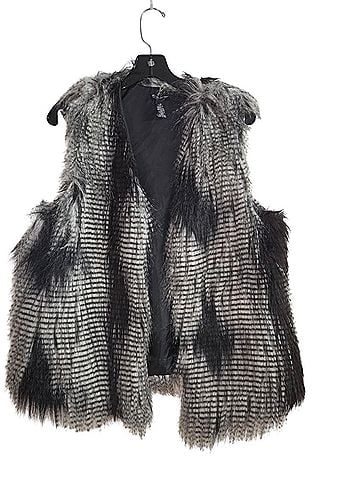 New Directions Faux Fur Vest (view 1)
