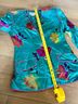 Carlisle 100% Silk Floral Multi Color Teal Long Sleeve Button-Down Shirt Size XS - photo 8