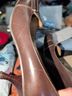 Nine West 100% Leather Brown Heels Size 8 1/2 - photo 5
