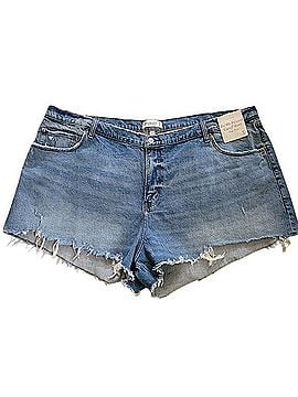 Abercrombie & Fitch The 90's Relaxed Cutoff Shorts Highrise Denim Shorts (view 1)