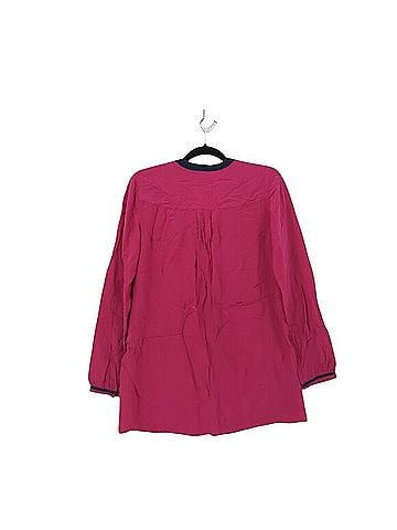 Tory Burch Long Sleeve Silk Top (view 2)