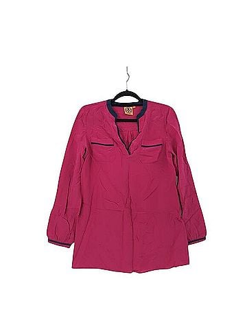 Tory Burch Long Sleeve Silk Top (view 1)