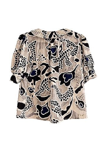 Ulla Johnson Marcella Short Sleeve Blouse (view 2)