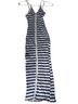 Zara Stripes White Blue Casual Dress Size M - photo 1