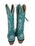 Ariat 100% Leather Teal Boots Size 7 - photo 2