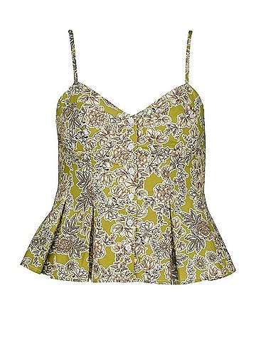 Bishop + Young Women's Lagos Peplum Cami Top in Lagos (view 2)
