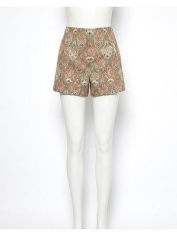 Veronica Beard Jazmin Short in Stone Khaki Multi (view 1)